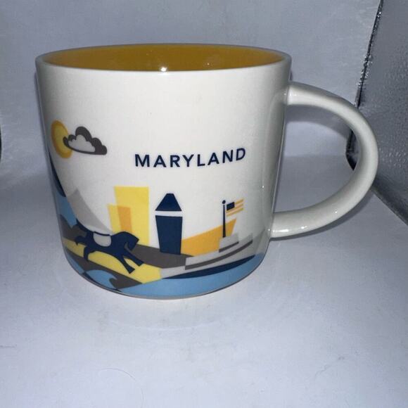 NOS 2016 Starbucks You Are Here Collection Maryland NEW - Picture 1 of 5